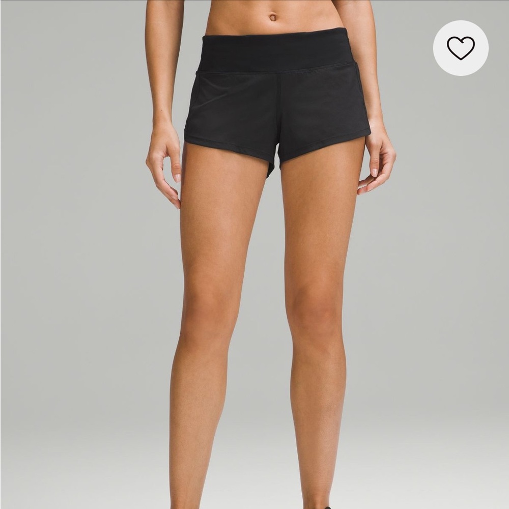Lululemon, Speed Up Low-Rise Lined Short 2.5”